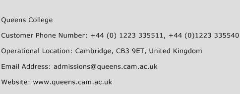 Queens College Phone Number Customer Service