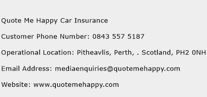 Quote Me Happy Car Insurance Phone Number Customer Service