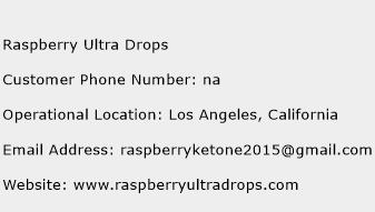 Raspberry Ultra Drops Phone Number Customer Service