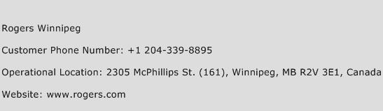 Rogers Winnipeg Phone Number Customer Service