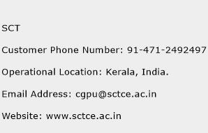 SCT Phone Number Customer Service