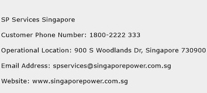 SP Services Singapore Phone Number Customer Service