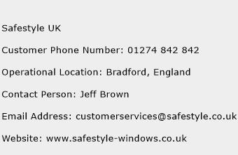 Safestyle UK Phone Number Customer Service