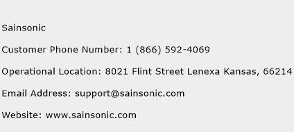 Sainsonic Phone Number Customer Service