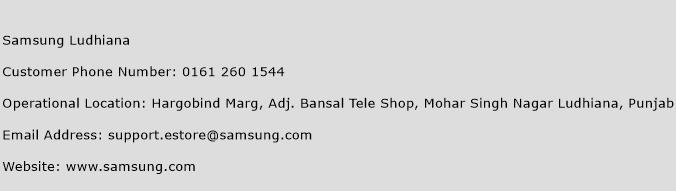 Samsung Ludhiana Phone Number Customer Service