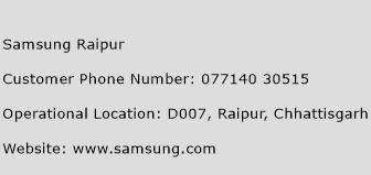 Samsung Raipur Phone Number Customer Service