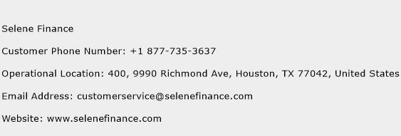 Selene Finance Phone Number Customer Service