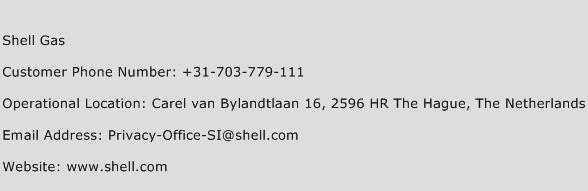 Shell Gas Phone Number Customer Service