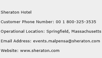 Sheraton Hotel Phone Number Customer Service