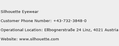 Silhouette Eyewear Phone Number Customer Service