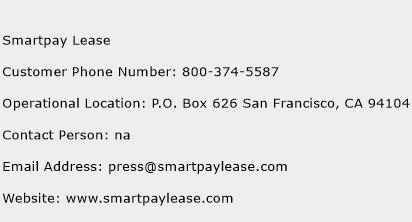 Smartpay Lease Phone Number Customer Service