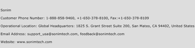 Sonim Phone Number Customer Service
