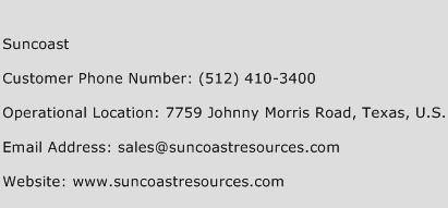 Suncoast Phone Number Customer Service