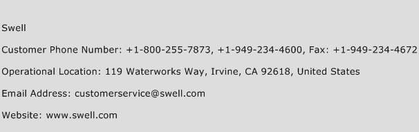 Swell Phone Number Customer Service