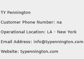 TY Pennington Phone Number Customer Service