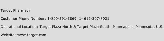 Target Pharmacy Phone Number Customer Service