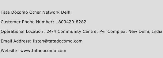Tata Docomo Other Network Delhi Phone Number Customer Service