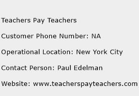 Teachers Pay Teachers Phone Number Customer Service