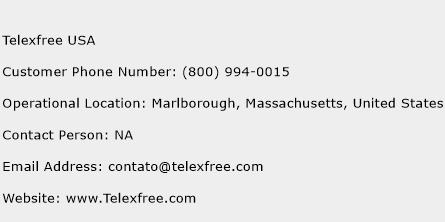 Telexfree USA Phone Number Customer Service