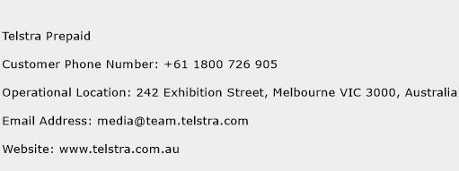 Telstra Prepaid Phone Number Customer Service