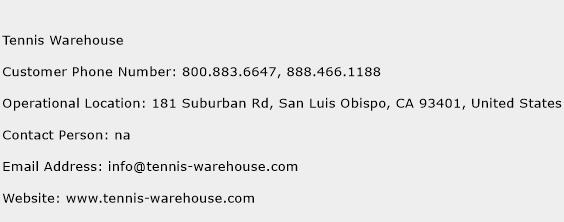 Tennis Warehouse Phone Number Customer Service