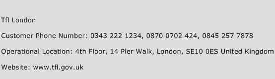 Tfl London Phone Number Customer Service