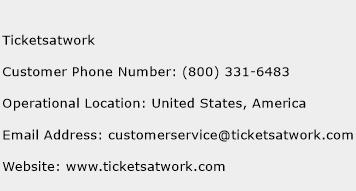 Ticketsatwork Phone Number Customer Service
