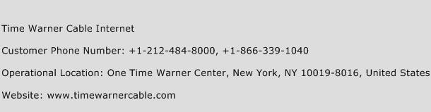 Time Warner Cable Internet Phone Number Customer Service