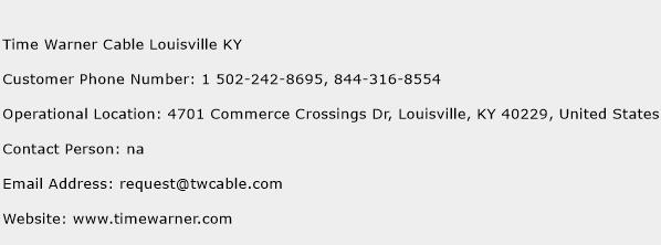 Time Warner Cable Louisville KY Phone Number Customer Service