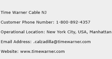Time Warner Cable NJ Phone Number Customer Service