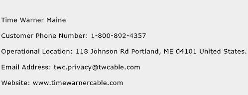 Time Warner Maine Phone Number Customer Service