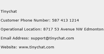 Tinychat Phone Number Customer Service