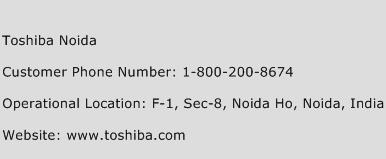 Toshiba Noida Phone Number Customer Service