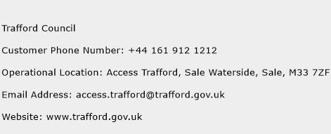 Trafford Council Phone Number Customer Service