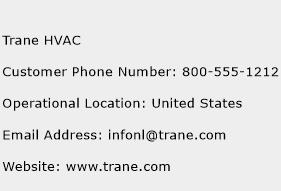 Trane HVAC Phone Number Customer Service