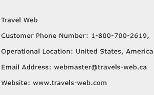 Travel Web Phone Number Customer Service