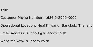 True Phone Number Customer Service