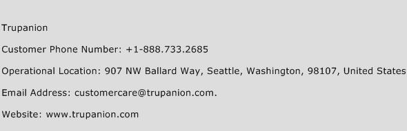 Trupanion Phone Number Customer Service