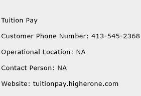 Tuition Pay Phone Number Customer Service