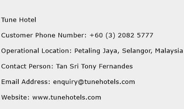 Tune Hotel Phone Number Customer Service