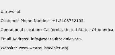 Ultravoilet Phone Number Customer Service