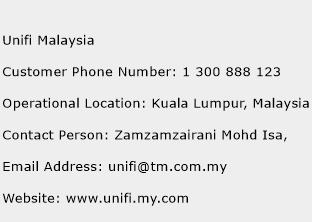 Unifi Malaysia Phone Number Customer Service
