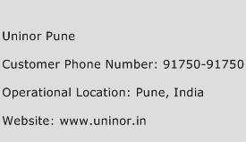 Uninor Pune Phone Number Customer Service