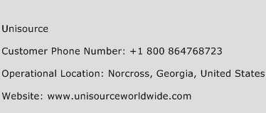 Unisource Phone Number Customer Service