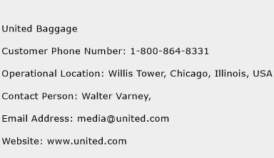 United Baggage Phone Number Customer Service