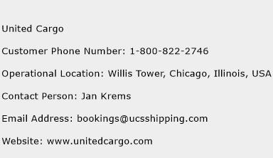 United Cargo Phone Number Customer Service