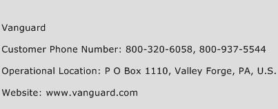 Vanguard Phone Number Customer Service