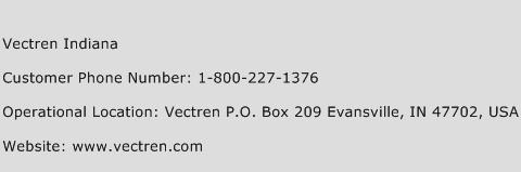Vectren Indiana Phone Number Customer Service