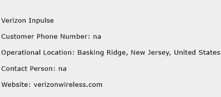 Verizon Inpulse Phone Number Customer Service
