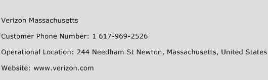 Verizon Massachusetts Phone Number Customer Service